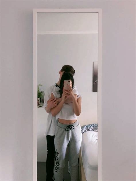 couple poses in mirror|Captivating Couple Mirror Selfie Ideas for an Aesthetic Look